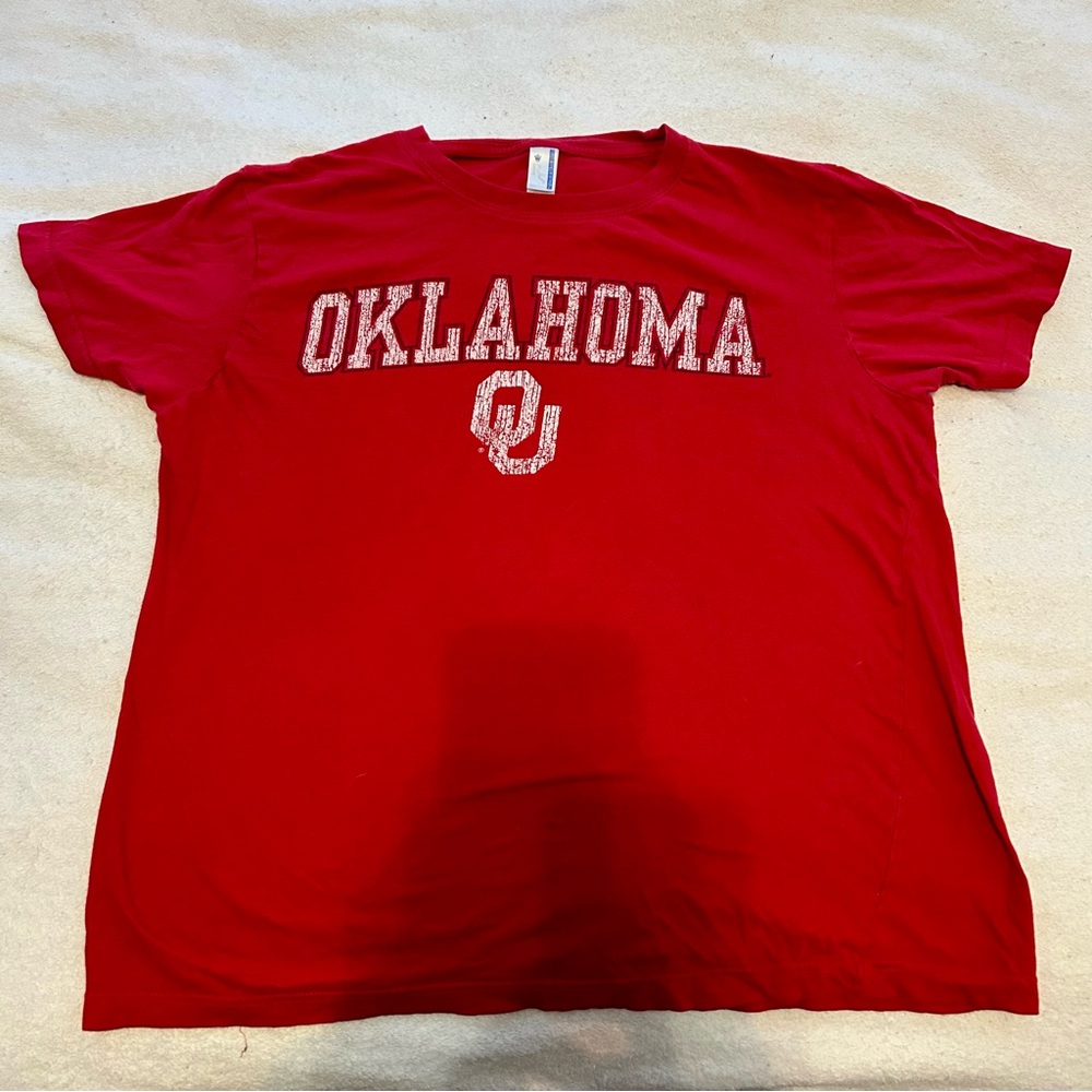 Oklahoma Red Graphic Short Sleeve Tee